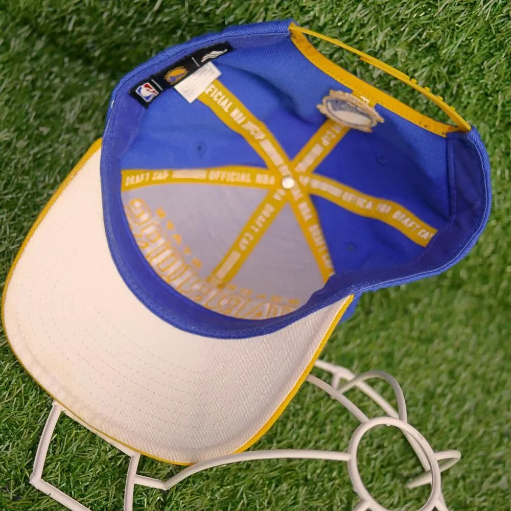 Adidas Golden State Warriors Official NBA Draft Snapback Hat - Size OSFA